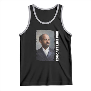 Educate Like W E B Tank Top African American Heritage TS12 Black Athletic Heather Print Your Wear