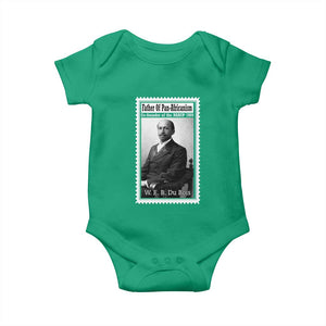 Vintage Stamp W E B Du Bois Baby Onesie Black Thought Leader TS12 Irish Green Print Your Wear