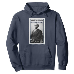 Vintage Stamp W E B Du Bois Hoodie Black Thought Leader TS12 Navy Print Your Wear