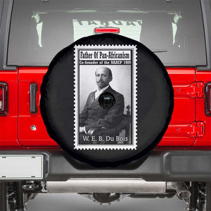 Vintage Stamp W E B Du Bois Spare Tire Cover Black Thought Leader TS12 Black Print Your Wear