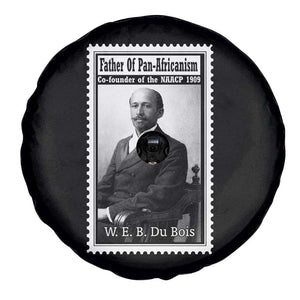 Vintage Stamp W E B Du Bois Spare Tire Cover Black Thought Leader TS12 Print Your Wear