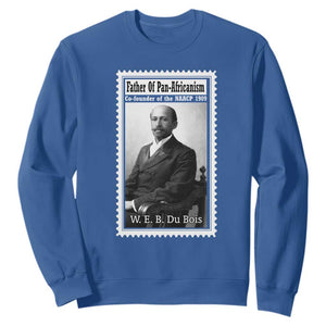 Vintage Stamp W E B Du Bois Sweatshirt Black Thought Leader TS12 Royal Blue Print Your Wear