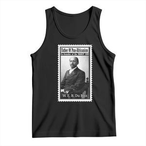 Vintage Stamp W E B Du Bois Tank Top Black Thought Leader TS12 Black Print Your Wear