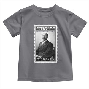 Vintage Stamp W E B Du Bois Toddler T Shirt Black Thought Leader TS12 Charcoal Print Your Wear