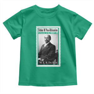 Vintage Stamp W E B Du Bois Toddler T Shirt Black Thought Leader TS12 Irish Green Print Your Wear