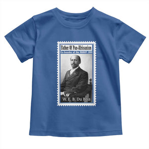 Vintage Stamp W E B Du Bois Toddler T Shirt Black Thought Leader TS12 Royal Blue Print Your Wear