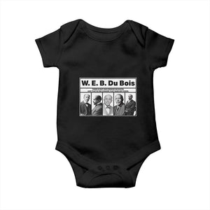 W E B Du Bois Quote Baby Onesie There Is But One Coward On Earth TS12 Black Print Your Wear