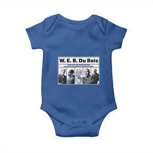 W E B Du Bois Quote Baby Onesie There Is But One Coward On Earth TS12 Royal Blue Print Your Wear