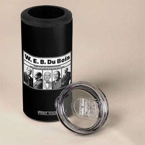 W E B Du Bois Quote 4 in 1 Can Cooler Tumbler There Is But One Coward On Earth TS12 Print Your Wear
