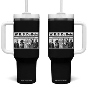 W E B Du Bois Quote Tumbler With Handle There Is But One Coward On Earth TS12 One Size: 40 oz Black Print Your Wear