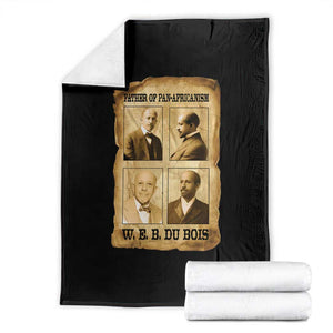 W E B Du Bois Throw Blanket African American History Gift TS12 Black Print Your Wear