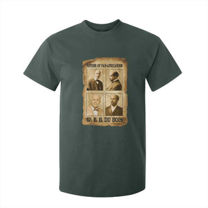 W E B Du Bois T Shirt For Kid African American History Gift TS12 Dark Forest Green Print Your Wear