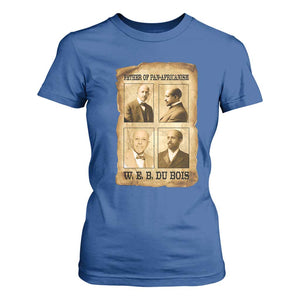 W E B Du Bois T Shirt For Women African American History Gift TS12 Royal Blue Print Your Wear
