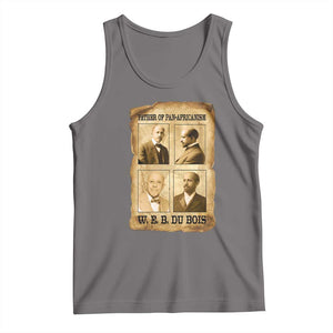 W E B Du Bois Tank Top African American History Gift TS12 Deep Heather Print Your Wear