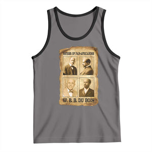 W E B Du Bois Tank Top African American History Gift TS12 Deep Heather Black Print Your Wear