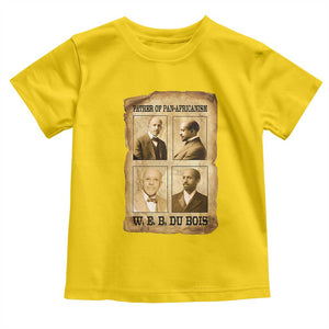 W E B Du Bois Toddler T Shirt African American History Gift TS12 Daisy Print Your Wear