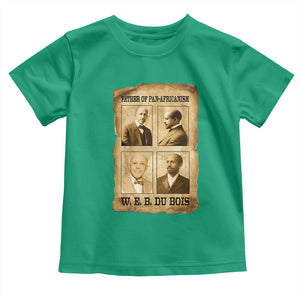 W E B Du Bois Toddler T Shirt African American History Gift TS12 Irish Green Print Your Wear