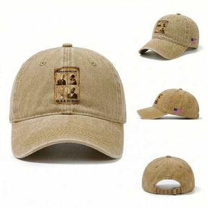 W E B Du Bois Washed Cotton Baseball Cap African American History Gift TS12 Washed Cap Universal Fit Khaki Print Your Wear