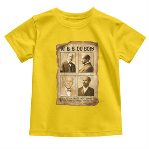 Education Must Teach Life W E B Du Bois Quote Toddler T Shirt TS12 Daisy Print Your Wear