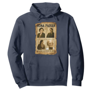 One Person Can Change The World Quote Hoodie Rosa Parks Legacy TS12 Navy Print Your Wear