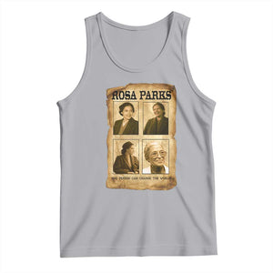 One Person Can Change The World Quote Tank Top Rosa Parks Legacy TS12 Athletic Heather Print Your Wear