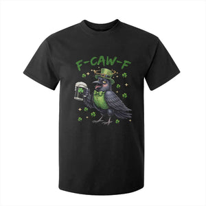 F Caw F Raven Lover T Shirt For Kid Funny St Patricks Day Gift TS12 Black Print Your Wear