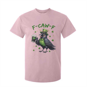 F Caw F Raven Lover T Shirt For Kid Funny St Patricks Day Gift TS12 Light Pink Print Your Wear