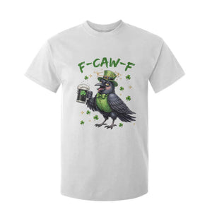 F Caw F Raven Lover T Shirt For Kid Funny St Patricks Day Gift TS12 White Print Your Wear