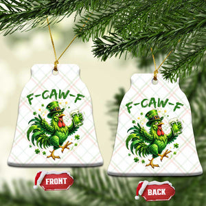 F Caw F Drunk Irish Chicken Ceramic Ornament Funny St Patricks Day Gift TS12 Print Your Wear