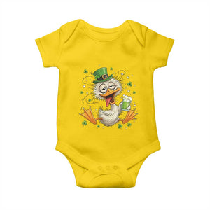 Funny Drunk Irish Duck Baby Onesie St Patricks Day Gift TS12 Daisy Print Your Wear