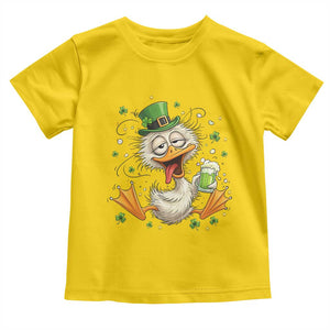 Funny Drunk Irish Duck Toddler T Shirt St Patricks Day Gift TS12 Daisy Print Your Wear