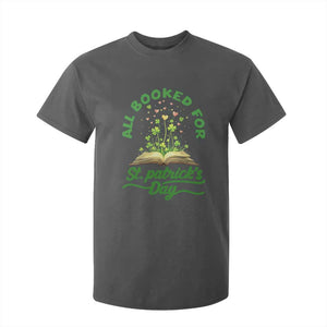 All Booked For St Patricks Day T Shirt For Kid Irish Reader Gift TS12 Dark Heather Print Your Wear