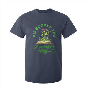 All Booked For St Patricks Day T Shirt For Kid Irish Reader Gift TS12 Navy Print Your Wear