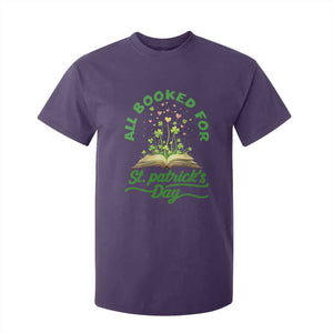 All Booked For St Patricks Day T Shirt For Kid Irish Reader Gift TS12 Purple Print Your Wear