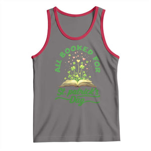 All Booked For St Patricks Day Tank Top Irish Reader Gift TS12 Deep Heather Red Print Your Wear