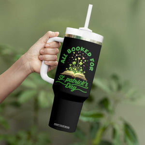 All Booked For St Patricks Day Tumbler With Handle Irish Reader Gift TS12 Print Your Wear