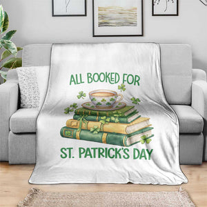 All Booked For St Patricks Day Throw Blanket Gift For Book Lovers TS12 Print Your Wear