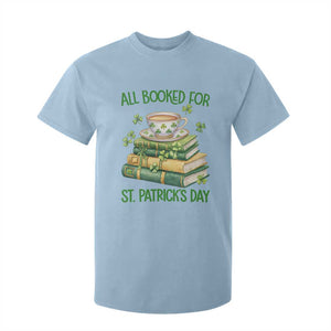 All Booked For St Patricks Day T Shirt For Kid Gift For Book Lovers TS12 Light Blue Print Your Wear