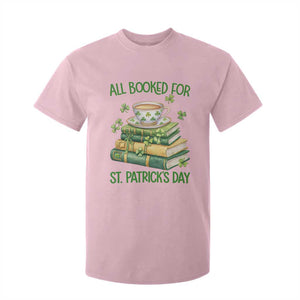 All Booked For St Patricks Day T Shirt For Kid Gift For Book Lovers TS12 Light Pink Print Your Wear