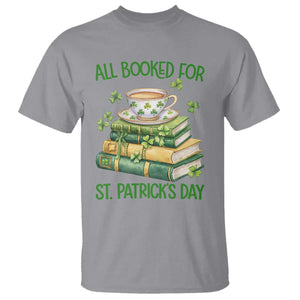 All Booked For St Patricks Day T Shirt Gift For Book Lovers TS12 Sport Gray Print Your Wear