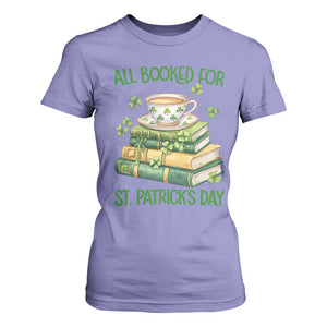 All Booked For St Patricks Day T Shirt For Women Gift For Book Lovers TS12 Violet Print Your Wear