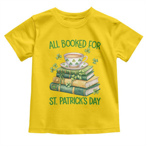 All Booked For St Patricks Day Toddler T Shirt Gift For Book Lovers TS12 Daisy Print Your Wear