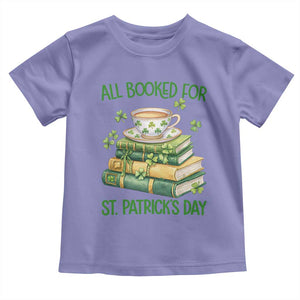 All Booked For St Patricks Day Toddler T Shirt Gift For Book Lovers TS12 Violet Print Your Wear
