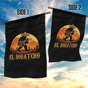 Funny El Squatcho Cinco De Mayo Fiesta Gift Garden Flag TS12 Print Your Wear