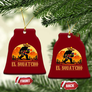 Funny El Squatcho Cinco De Mayo Fiesta Gift Ceramic Ornament TS12 Print Your Wear