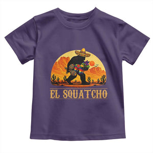 Funny El Squatcho Cinco De Mayo Fiesta Gift Toddler T Shirt TS12 Purple Print Your Wear