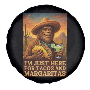 Funny El Squatcho Cinco De Mayo Spare Tire Cover Just Here For Tacos And Margaritas TS12 Print Your Wear