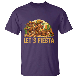 Funny Drunk Bigfoot Cinco De Mayo T Shirt Lets Fiesta Party Gift TS12 Purple Print Your Wear