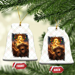 Funny Bigfoot Alien Selfie Ceramic Ornament Cinco De Mayo Party Gift TS12 Print Your Wear