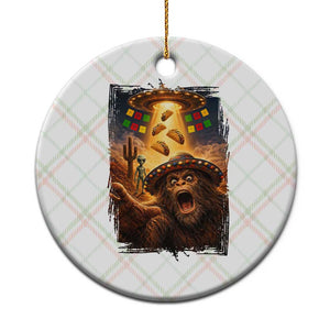 Funny Bigfoot Alien Selfie Ceramic Ornament Cinco De Mayo Party Gift TS12 1pc Christmas Plaid Print Your Wear